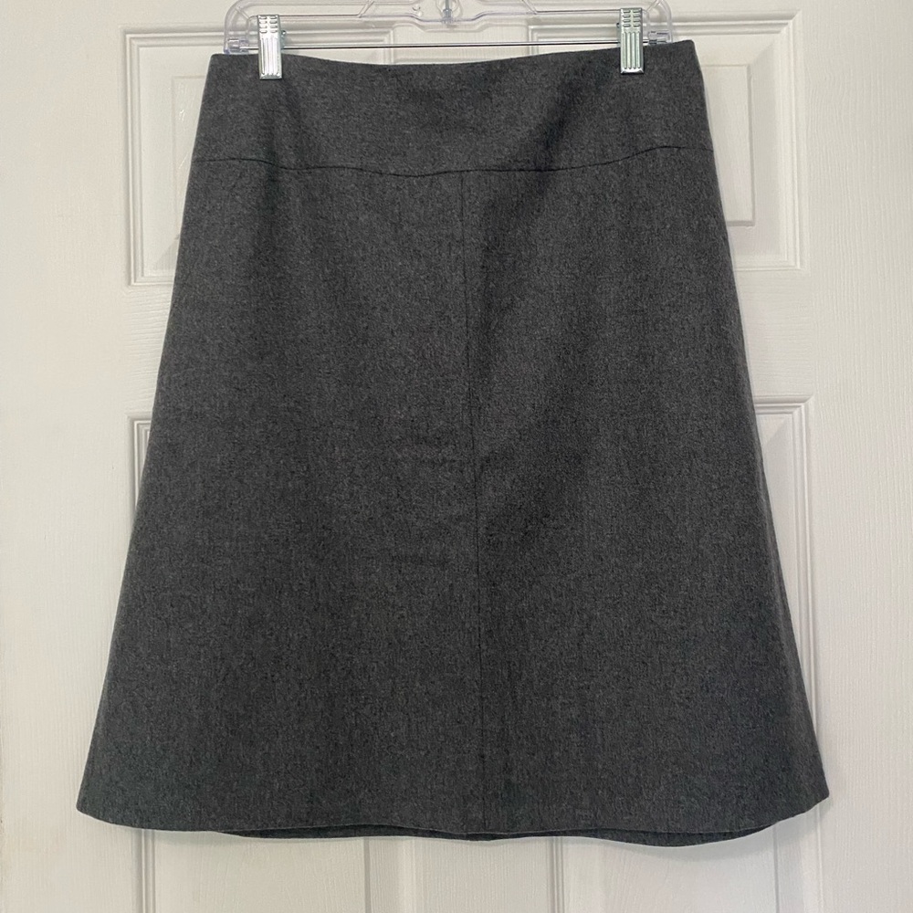 Banana Republic Charcoal A-Line Skirt